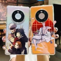 cartoon anime jujutsu kaisen yuji itadori fushiguro megumi phone case for samsung s20 ultra s30 for redmi 8 for xiaomi note10