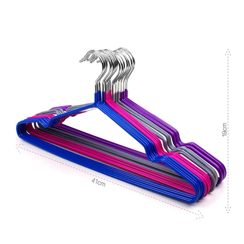 

10Pcs Set Clothes Suit Shirt Pants Hangers Hook Non Slip Storage Organize Antiskid Drying Clothes Rack Outdoor Drying Rack