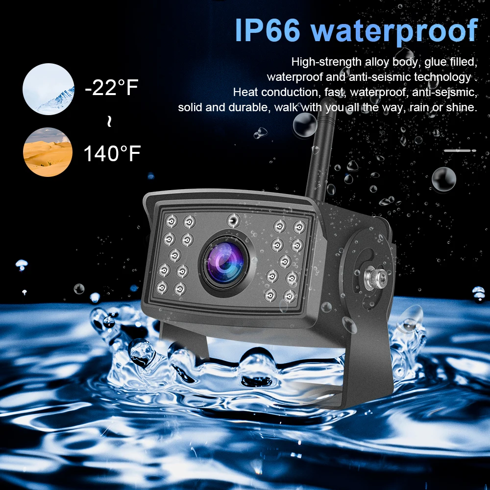 Автомобильный монитор Podofo 7 дюймов HD Full View цифровой IPS экран 12-30 в