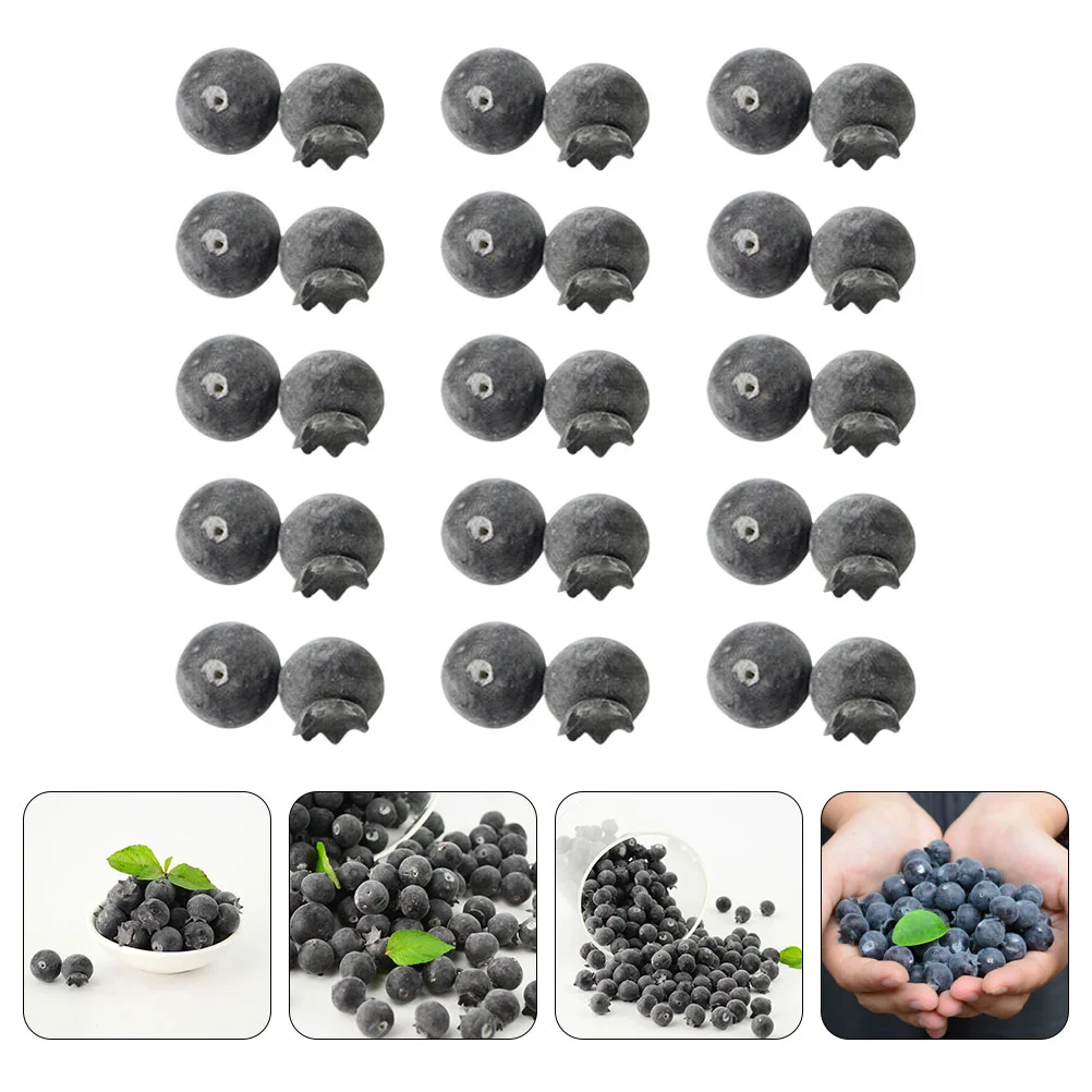 

Simulation Blueberry Simulated Blueberries Decor Desktop Fake Fruit Scene Adornment Foam Ornament Shop