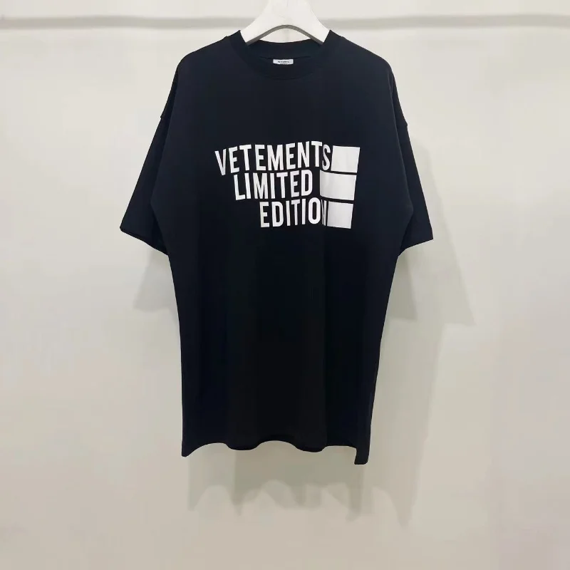 

VETEMENTS Real Photo Black Oversized T-shirt