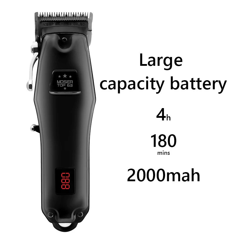Professional Barber Cordless Hair Clipper Cutting For Men Adjustable Electric Hair Trimmer Rechargeable Hair Cutter Machine
