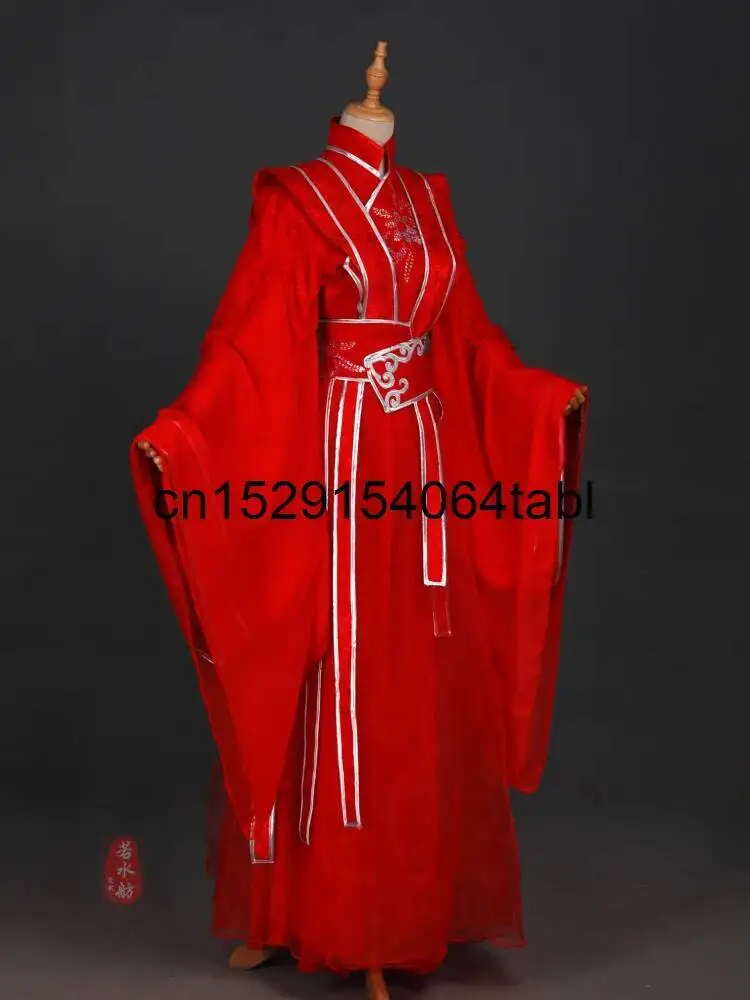Фото Xielian Tian Guan Ci Fu Huacheng Косплей Свадебный костюм Xielian Huacheng Древний костюм Xilian Hanfu Платье Хэллоуин №4