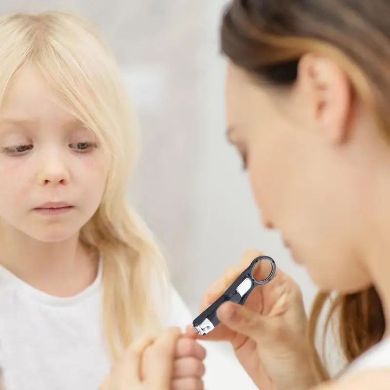 Кусачки для ногтей с увеличительным стеклом кусачки из нержавеющей стали женщин