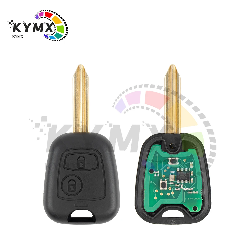 Фото Умный ключ-пульт KYMX для Citroen Xsara Picasso Berlingo 2002-2008, 6554RH, 433 МГц, чип SX9 PCF7961 ID46, 433 МГц, лезвие SX9 №1