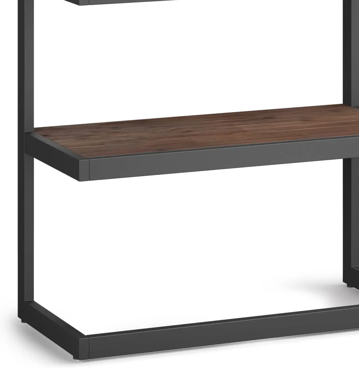 Современный промышленный книжный шкаф из цельного дерева АКАЦИИ и металла