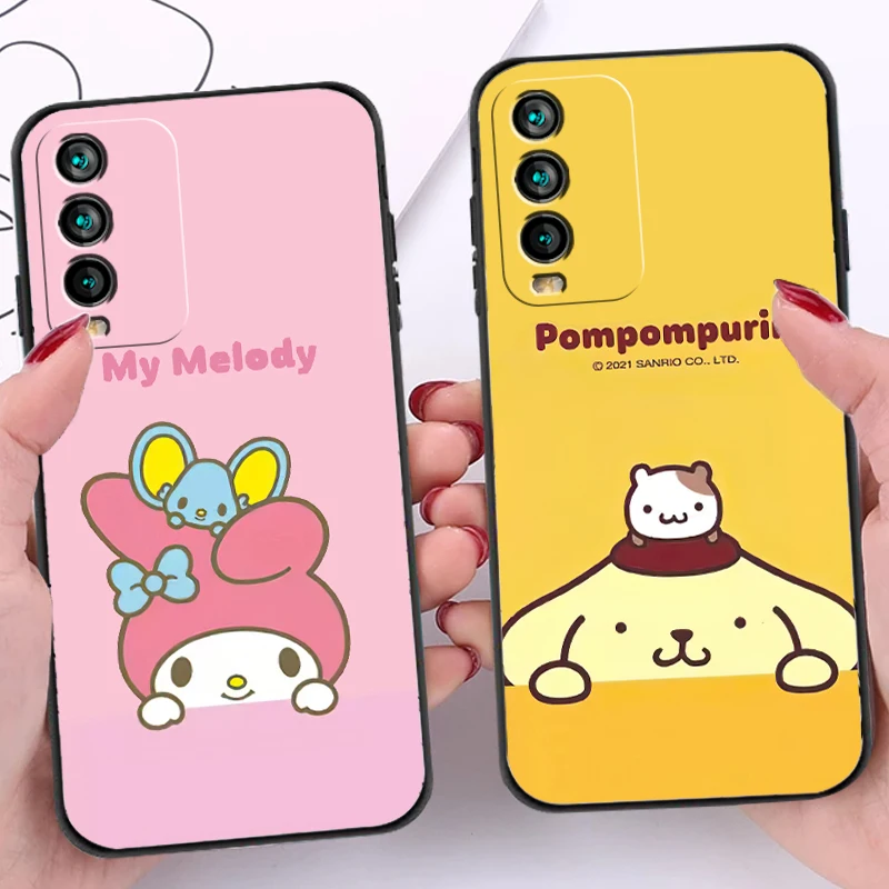 

Hello Kitty TAKARA TOMY Phone Cases For Xiaomi Redmi 10 Note 10 10 Pro 10S Redmi Note 10 5G Soft TPU Funda Carcasa Coque