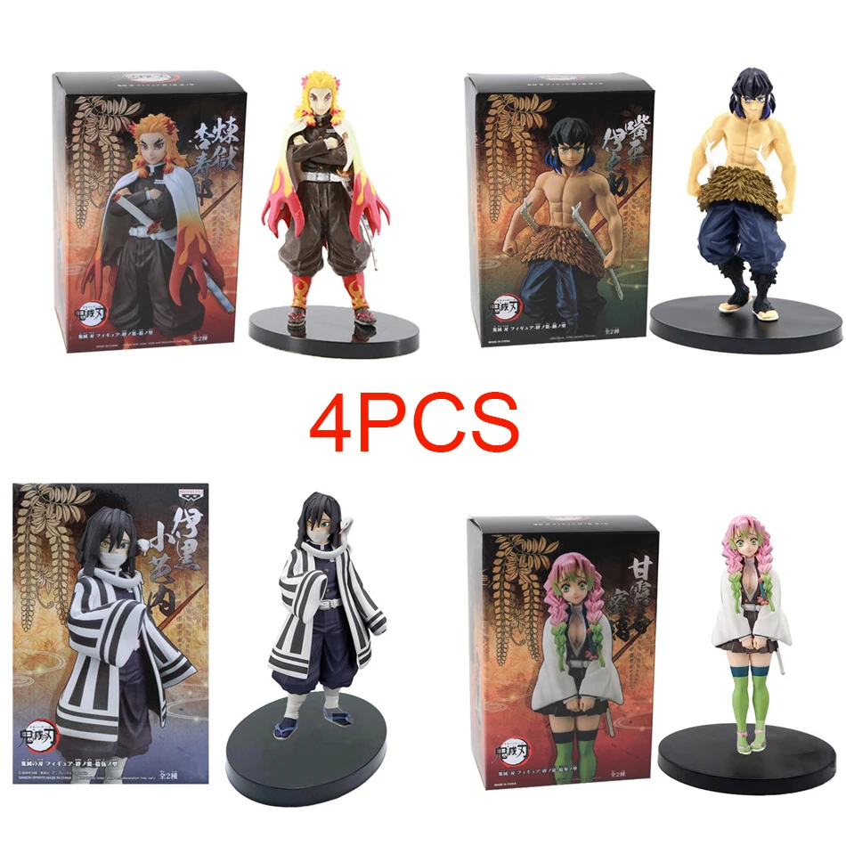 

Anime 16CM Demon Slayer Kimetsu no Yaiba figure Kamado Tanjirou Action Figure Agatsuma Zenitsu Nezuko Warrior PVC Model Toys