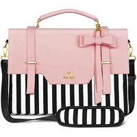 matein 15 6 inch laptop handbags womens office hand bag ladies large shoulder satchel bags slim briefcase with rfid pocket
