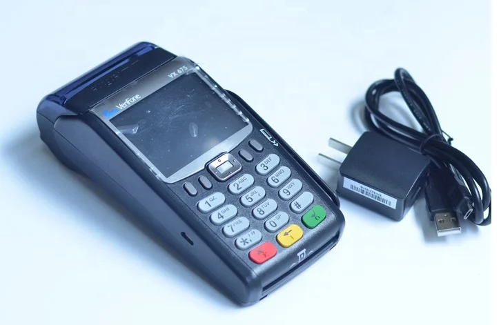 Фото Б/У Verifone VX675 GPRS-терминал Маленькая мобильная POS-система 2 в 1, платежное устройство, машина для счетов, Pos-система №1