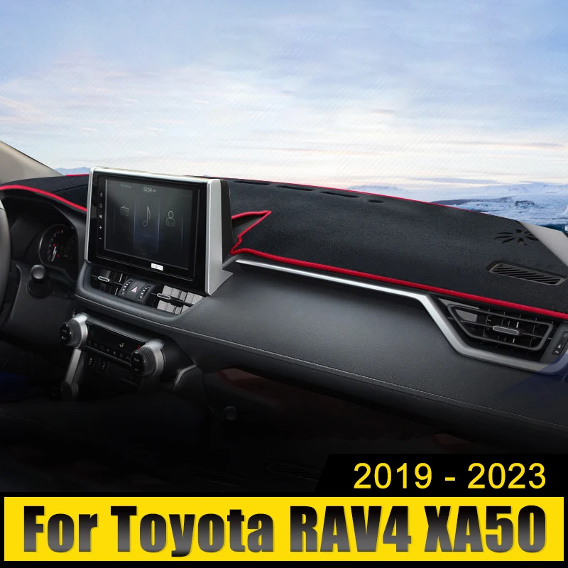 

For Toyota RAV4 XA50 2019 2020 2021 2022 2023 RAV 4 Hybrid Car Dashboard Cover Mat Avoid Light Pads Anti-UV Case Non-Slip Carpet