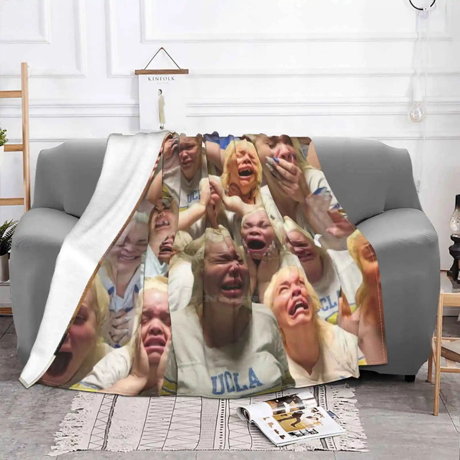 Высококачественное удобное покрывало для кровати Trisha Paytas мягкое одеяло плача