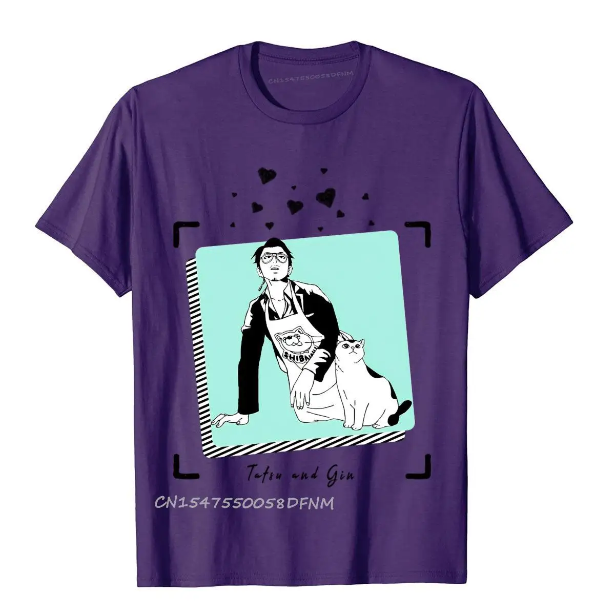 

Coupons Men T Shirts Gin And Tatsu The Way Gift Tops Shirts Premium Cotton 3D Printed Japanese Anime