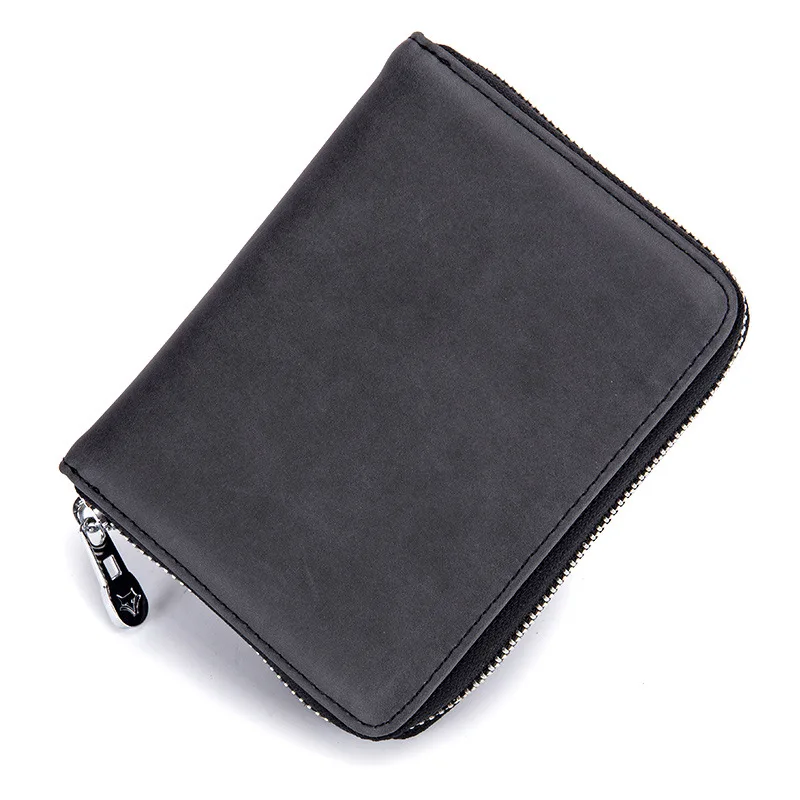 Men and women leather organ card holder Leisure anti-theft rfid passport cover bag Trendy multi-card soft wallet men | Багаж и сумки