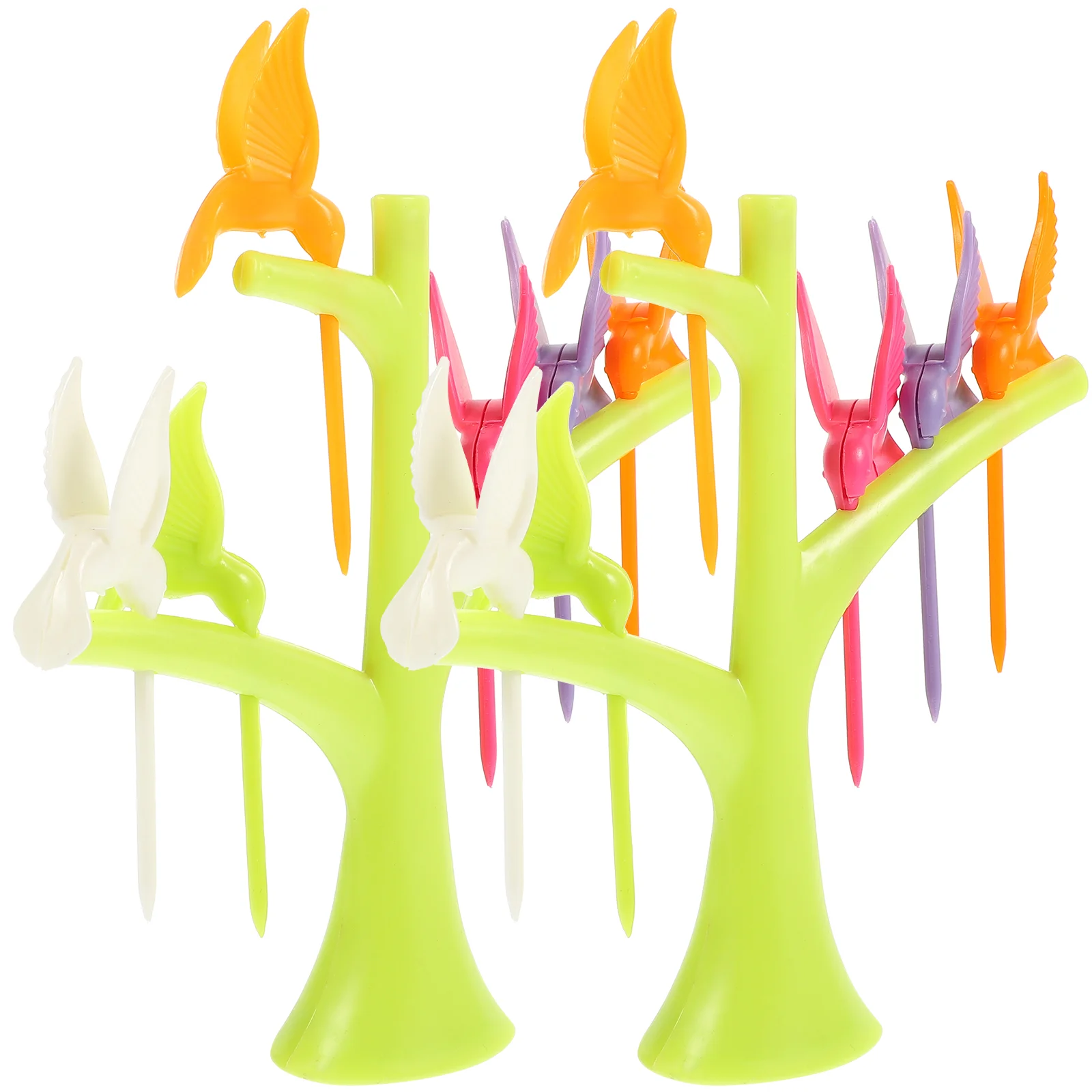 

Sticks Picksparty Bird Appetizer Fruit Adorable Pick Theme Restaurant Reusable Snack Stick Animal Fruits Cocktail