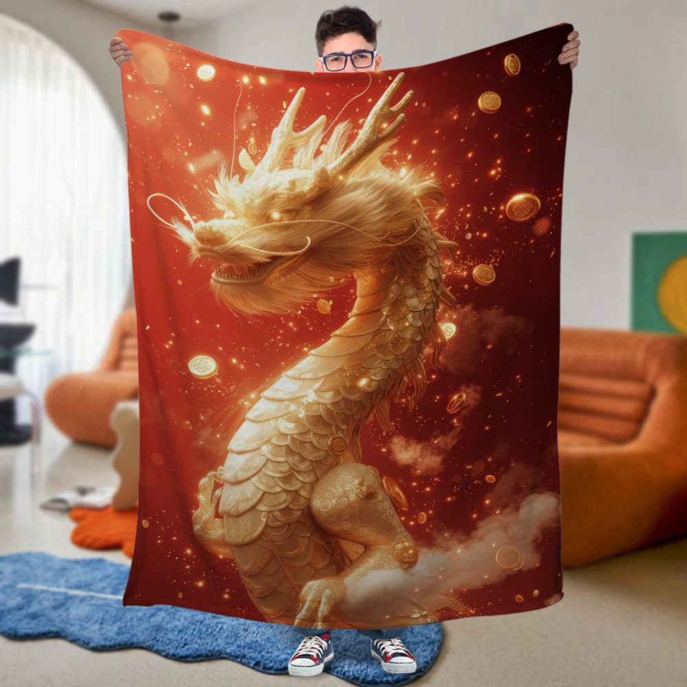 Индивидуальные одеяла настенные комнатные коврики с драконом тотемным простыни