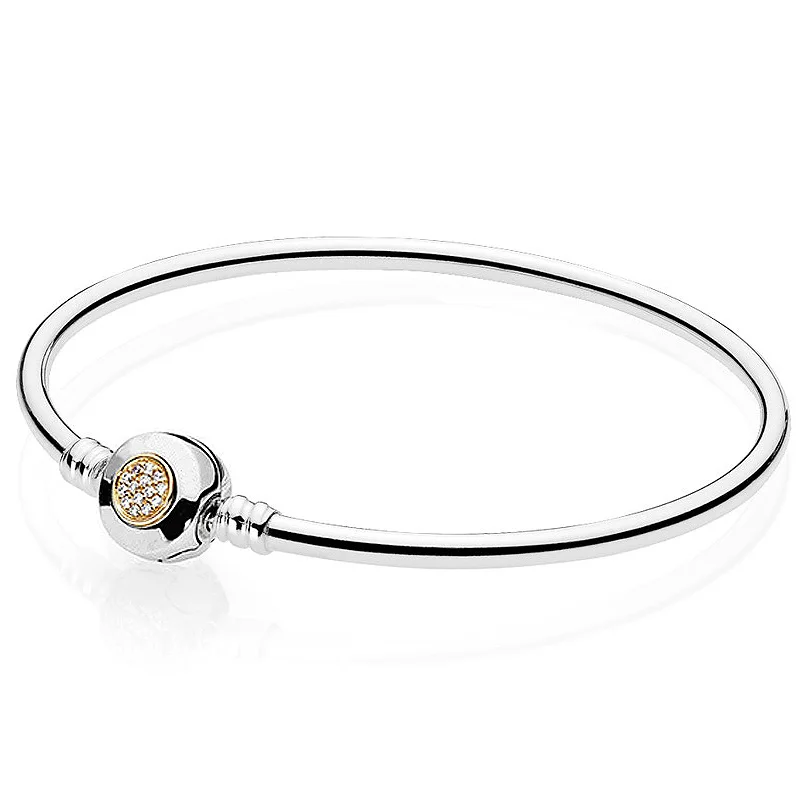 Bracelet Original en Argent 925, Convient pour Pandora, Perlé, Boutique, Fait à la Main, Bijoux pour Femme, Cadeau de ixde Fiançailles