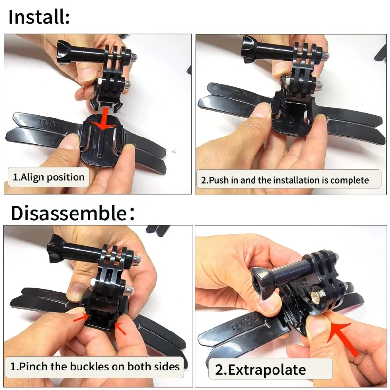 Новый мотоциклетный шлем передний подбородочный ремень складной держатель для
