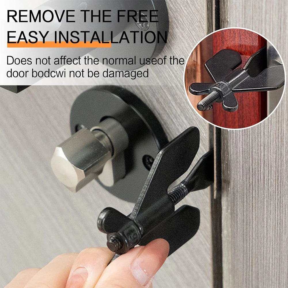 

Portable Travel Door Security Lock Anti-Theft Door Stopper Safety Device Hotel Door Lock Live Alone Self-Defense Door Stop