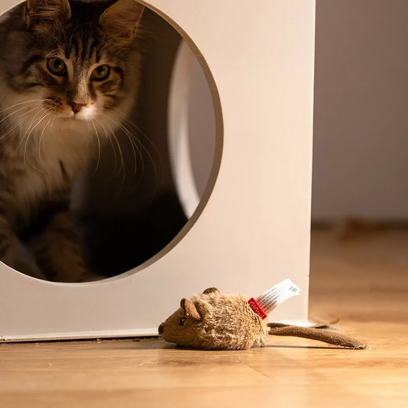 

Плюшевая мышь, игрушки для кошек, электронные игрушки для собак, Вибрирующая движущаяся маленькая имитация крысы, кошки, аксессуары для дом...