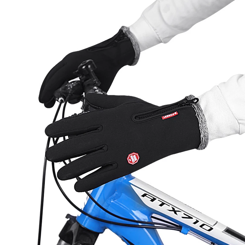 

Winter Gloves Hand Warmer Black Driving Motorcycle Gloves Touch Screen Scene Emo Accessories Guantes Invierno Mujer Hombre