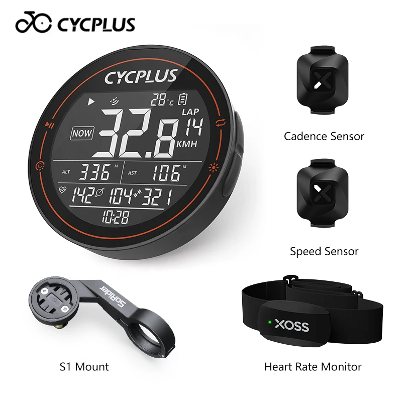 

CYCPLUS M2 Bicycle GPS Computer Wireless ANT+ Bluetooth Waterproof MTB Road Speedometer Bikes Cyclocomputer Bike Accessories