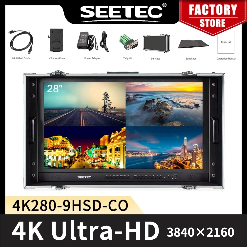Видеомонитор SEETEC 4K280-9HSD-CO, 28 дюймов, 4K, 3840x2160