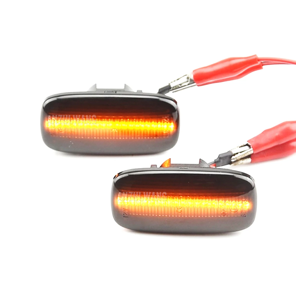 Светодиодный динамические боковые габаритные огни сигнал поворота для Nissan AE50