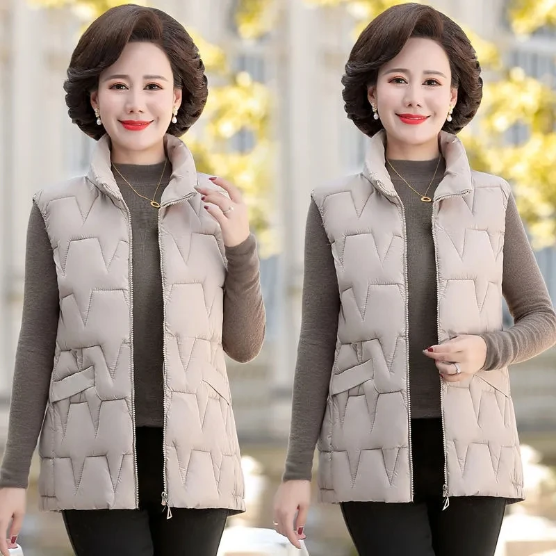 Новинка осенне-зимняя женская безрукавка пуховая хлопковая куртка женские парки