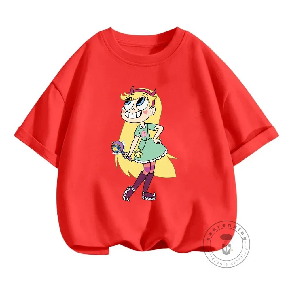 Детская футбольная майка с короткими рукавами и рисунком Disney Stars Versus Evil хлопковая