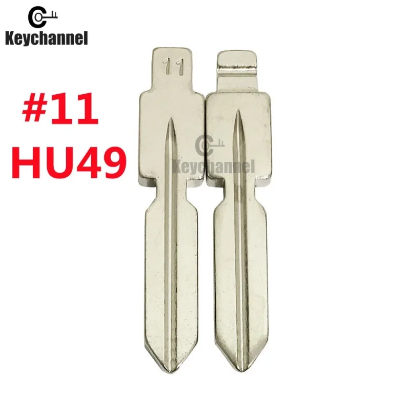 

Keychannel 10 Шт. Автомобильный Откидной Ключ Hu39 NO.11 KD Clean 11 # Для Benz SL500 S500 C230 ML55 S420