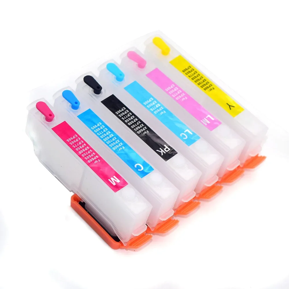 6 цветов/комплект пустые чернильные картриджи IC80 для Epson