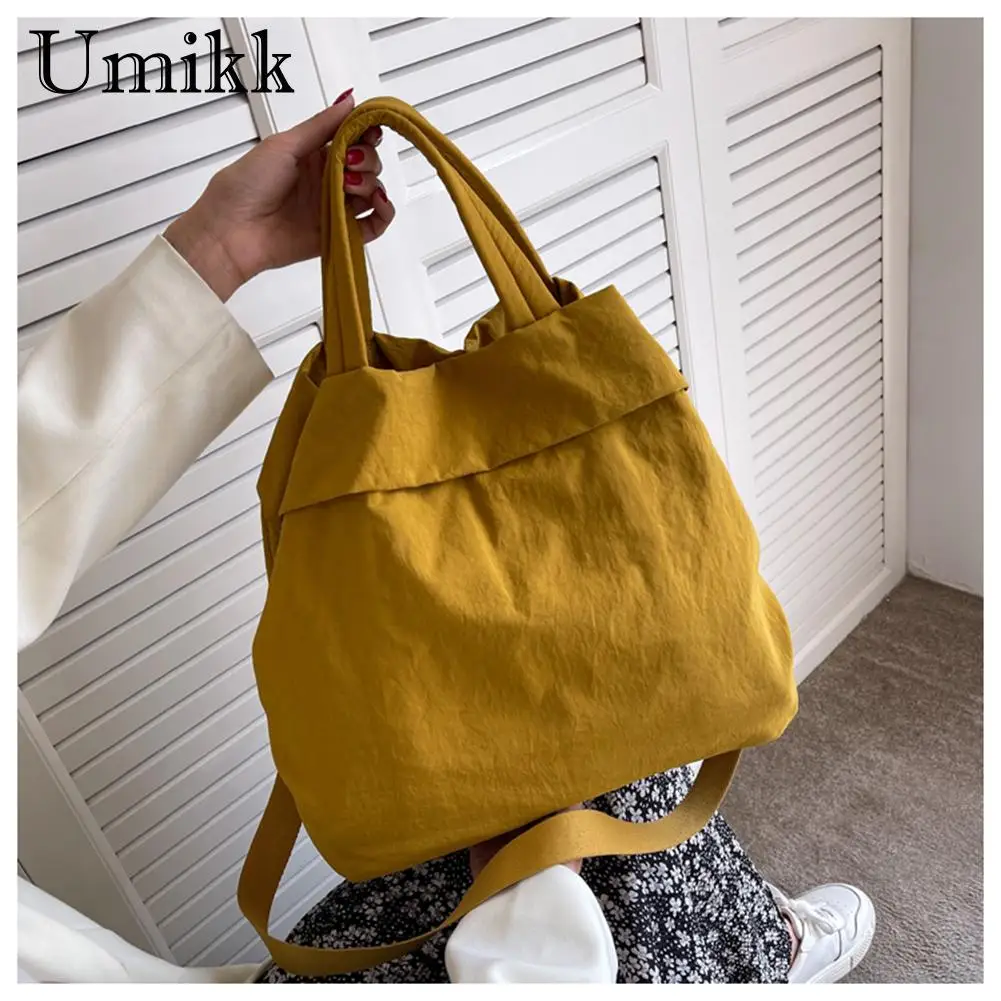 

Nylon Large Capacity Crossbody Shoulder Bag Portable Fitness Tote Handbag Shopper Travel Bags Handbags For Women 2022 Designer