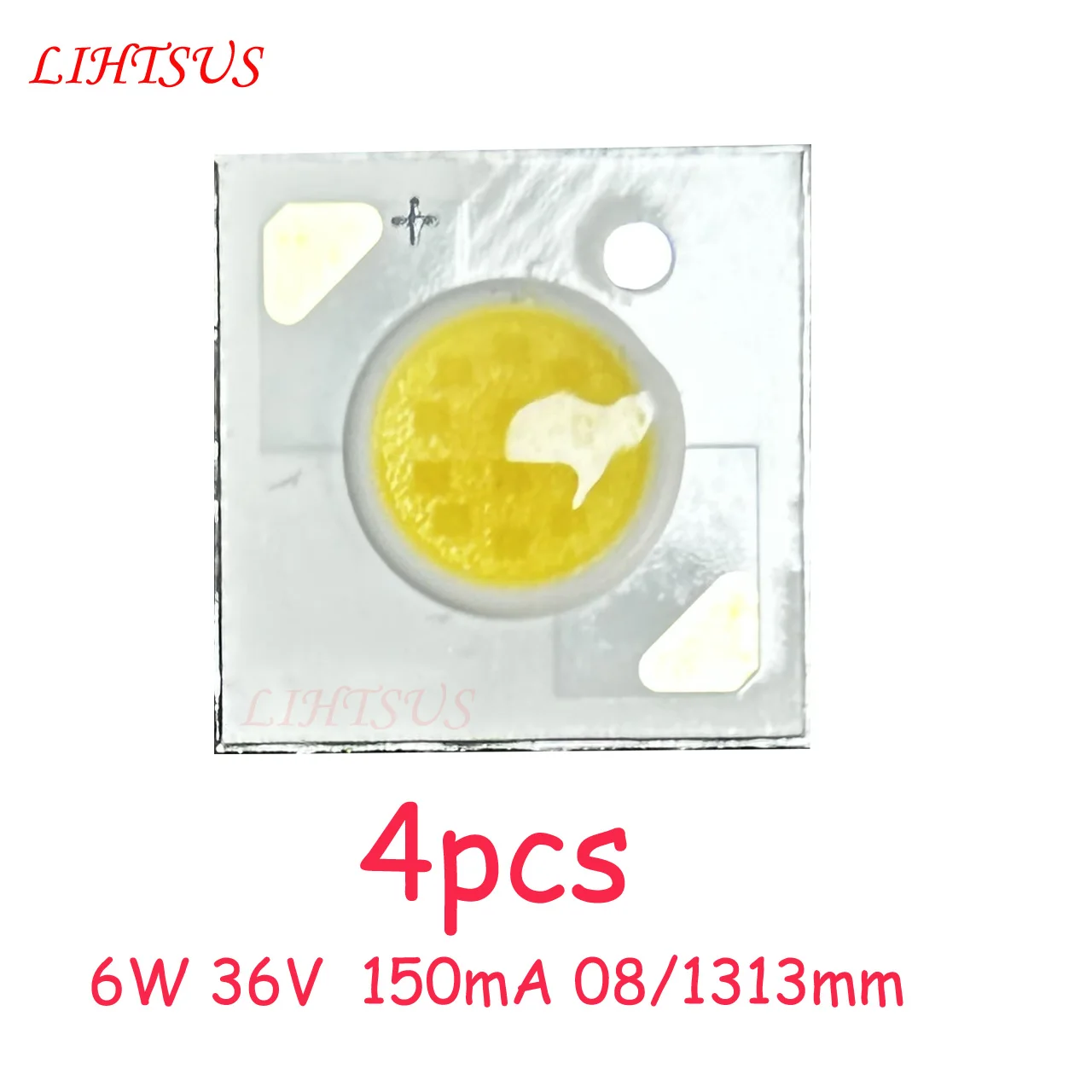 

4pcs Led Chip 6W 36V 150mA 2700K 3000K 3500K 4000K 95cri Led For Intenior Downlight Projection Lamp Gu10
