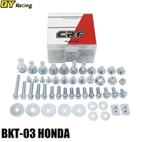 motorcycle hardware bolt full plastics fastener kit for honda cr125 cr250 crf250 crf450 crf250x crf450x dirt pit bike 2003 2022