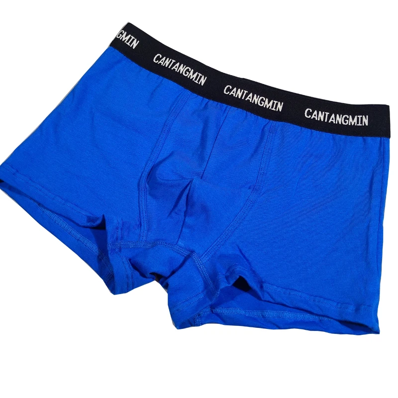 CANTANGMIN man panties cotton boxers panties breathable comfortable men's underwear trunk brand man boxer Underpanties tight