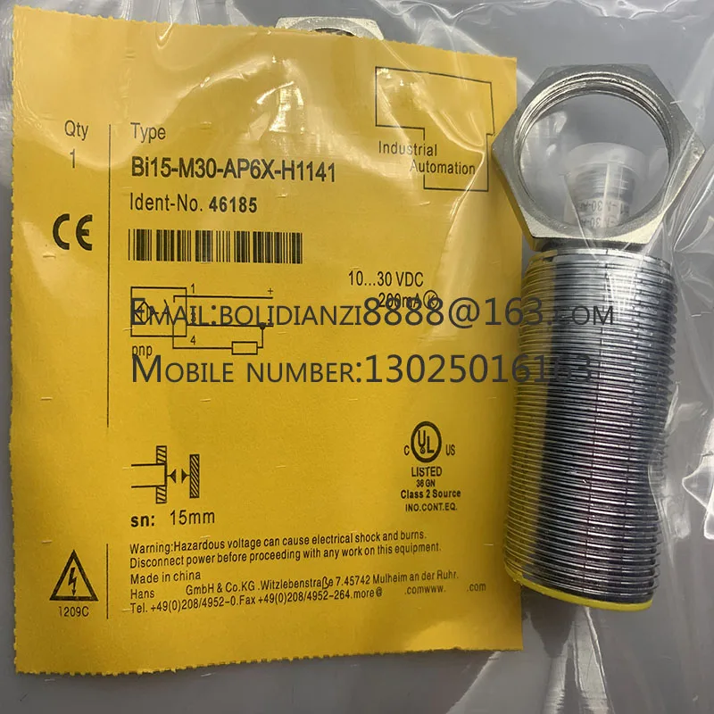 Новый датчик приближения BI15-M30-AP6X-H1141 BI15U-M30-AP6X-H1141