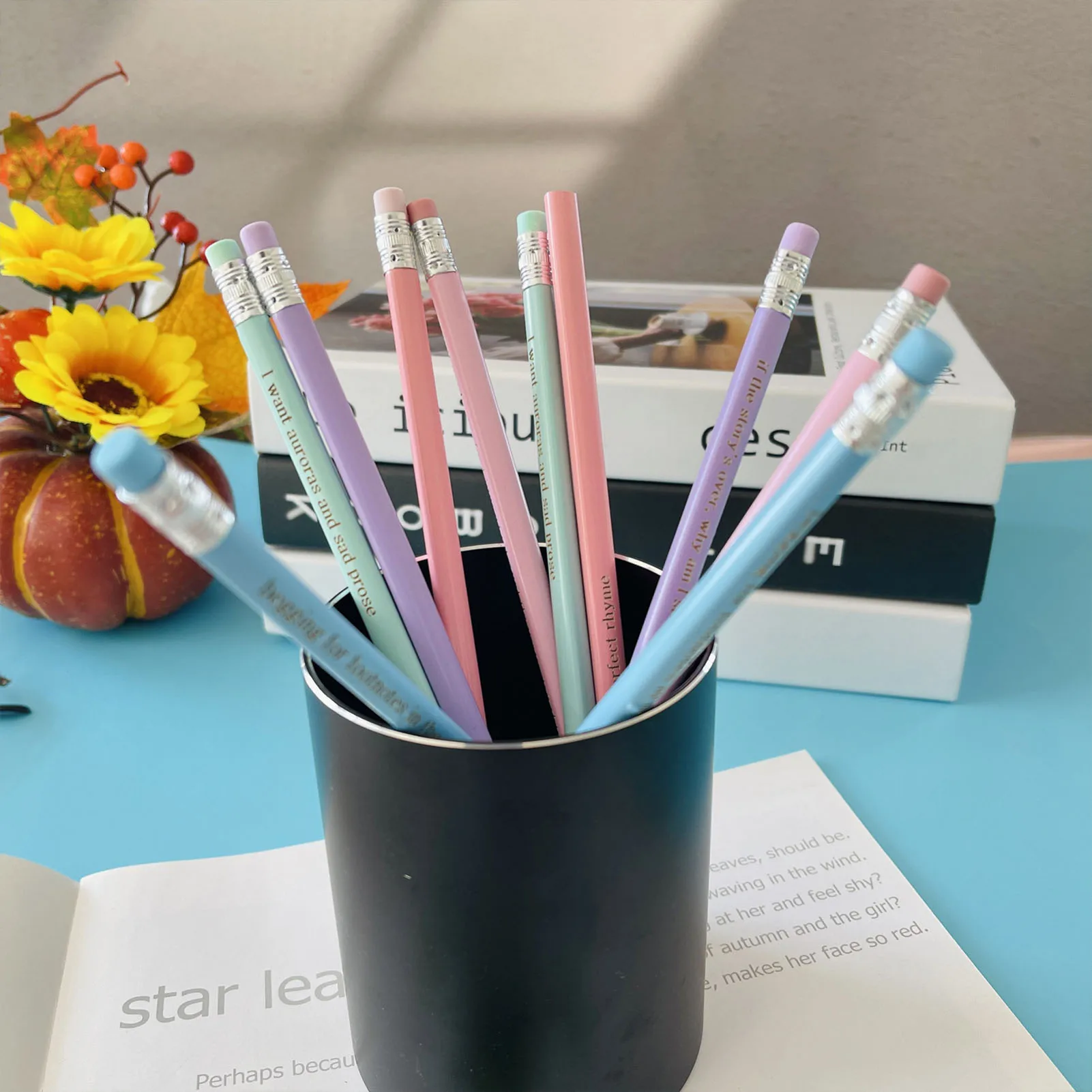 Набор карандашей в стиле рок/печаль для детей набор из 5 деревянных