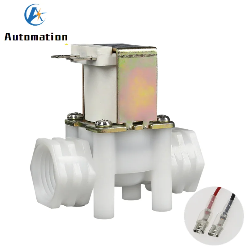 

G1/2 Internal Threaded Plastic Solenoid Valve DN15 RO Water Inlet And Drain Valve DC12V DC24V AC220V