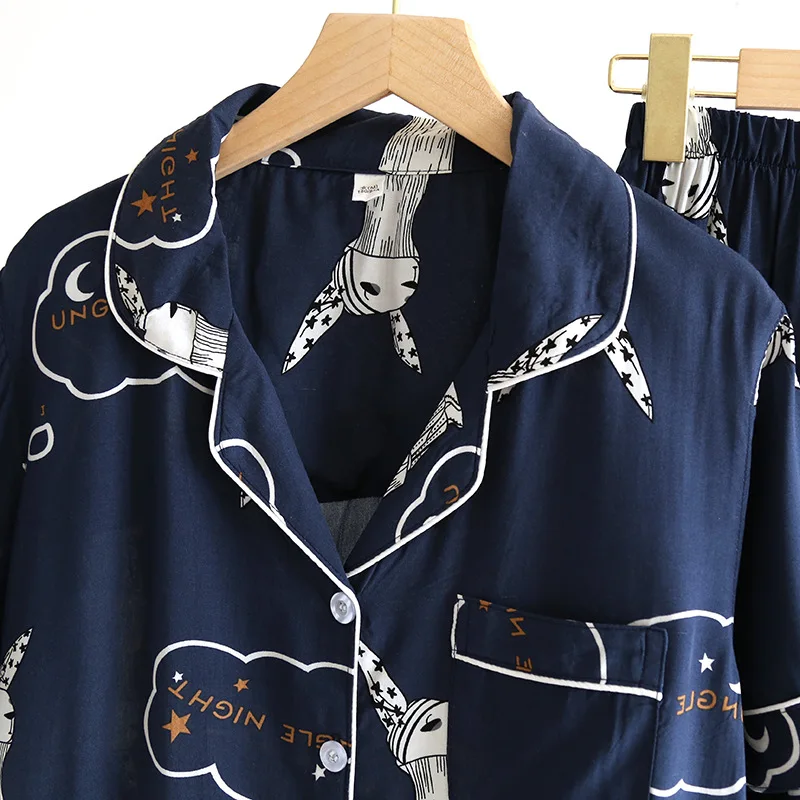 Couple Men's Womens Pajama Sets Animal High Quality Cute Pajamas Adult Animals Summer Pijamas Sleepwear