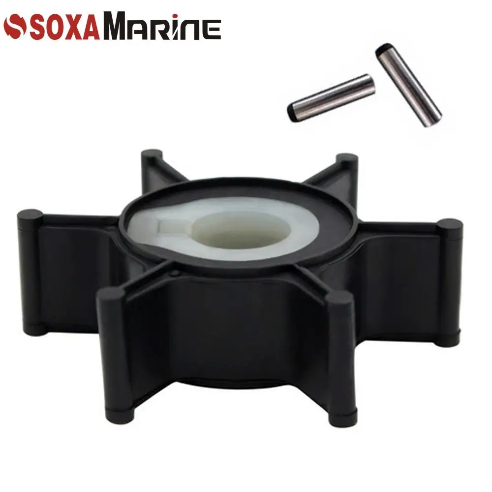 Крыльчатка водяного насоса 646-44352 с ключом для Yamaha 2HP 2-тактный подвесной лодки 2A 2B