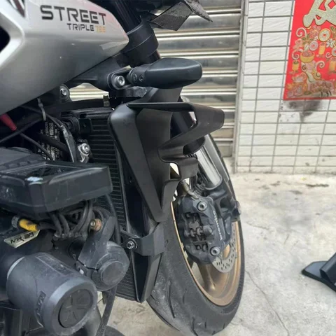 Для Triumph Street Triple 765 2023 2024 2025 боковое крыло боковой спойлер передние спицы передний спойлер нижний спойлер фланг