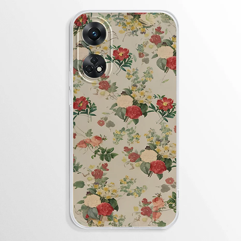 Для Oppo Reno8 T 5G красивый чехол с рисунком для 4G Мягкий силиконовый Reno 8 Модный