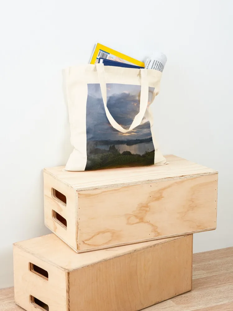 Холщовая сумка-тоут Bay of Islands Morning Clouds Tote Bag для женщин сумка покупок