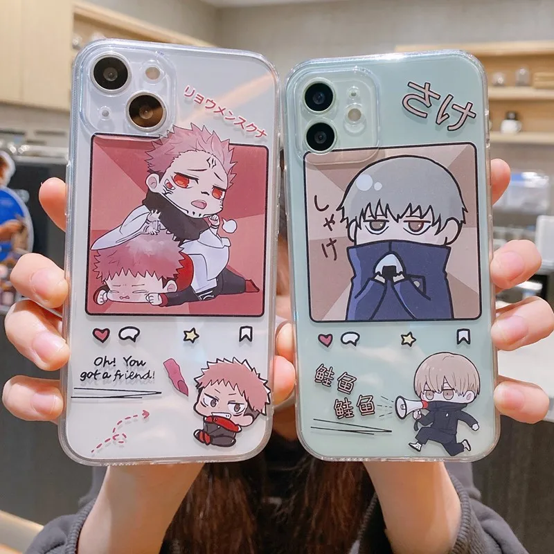 

Cartoon Characters Suitable for iPhone13promax iPhone11case Mobile Phone bag12mini Silicone Soft CaseXSXRFall Prevention7 8Plus