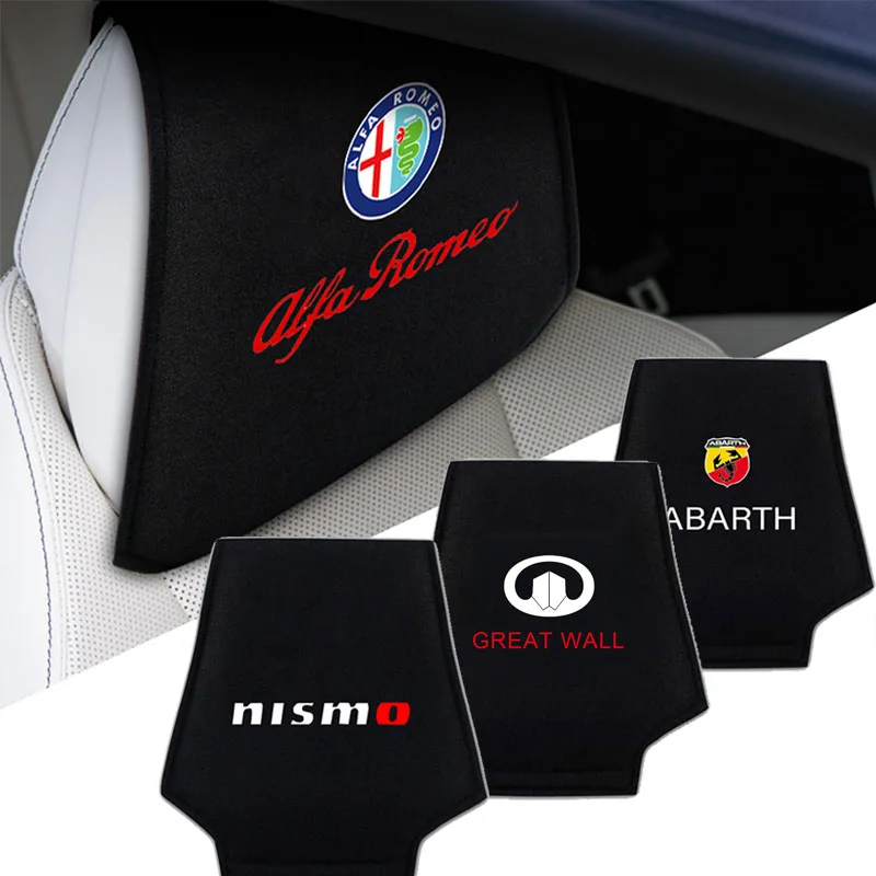 

Lint Material Car Seat Headrest Cover Headrest Towel for Volkswagen VW Golf Polo MK1 MK2 MK6 Passat B5 B6 B7 Tiguan Jetta CC