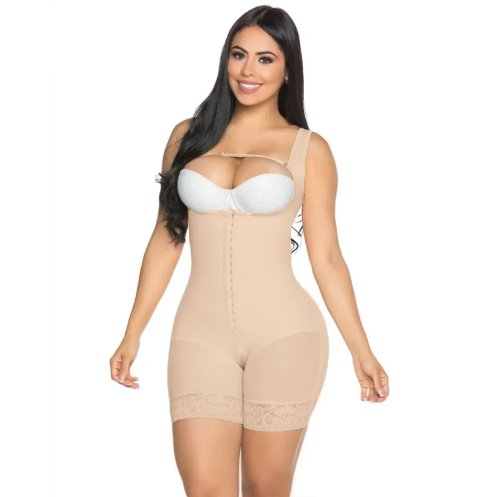 Корректирующее белье с высокой талией для контроля живота Fajas Colombiana тренажер