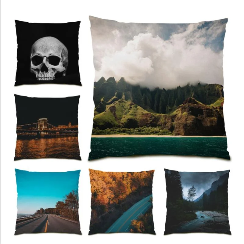 

Cushion Cover 45x45 Velvet Decoration Home Pillow Case Throw Pillow Covers Polyester Linen Living Room Decoration Gift E1337