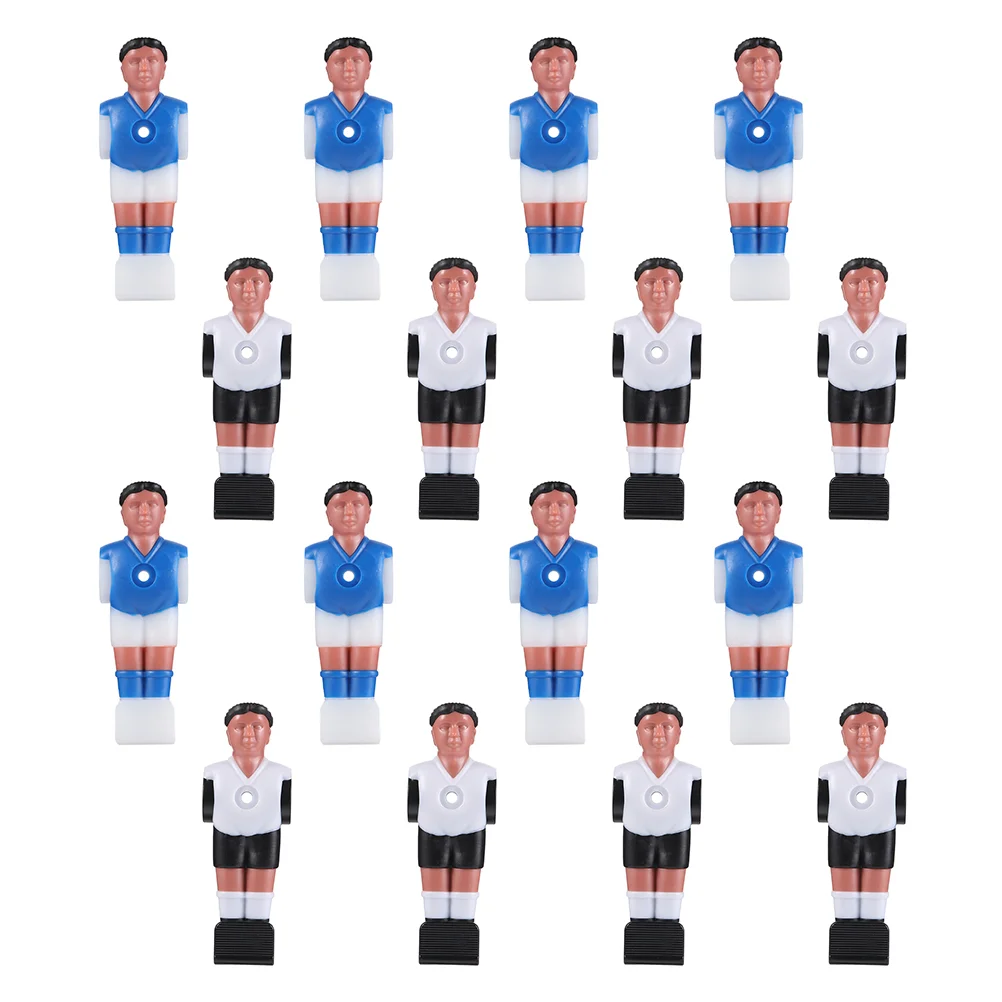 

16 Pcs Football Machine Accessories Foosball Guys Resin Players Accessory Soccer Replaceable Desktop