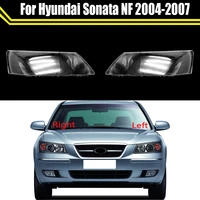 auto head lamp light case for hyundai sonata nf 2004 2007 car headlight lens cover lampshade glass lampcover caps headlamp shell